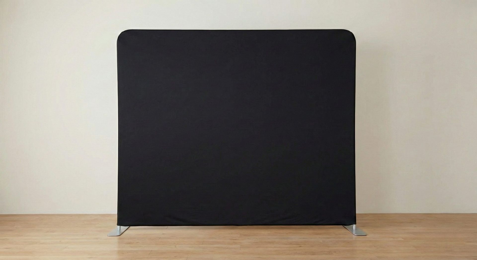 Black Stretch Fabric Backdrop