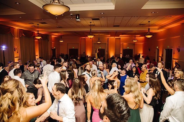 DJ 1 Packed dance floor at a Blast Productions event