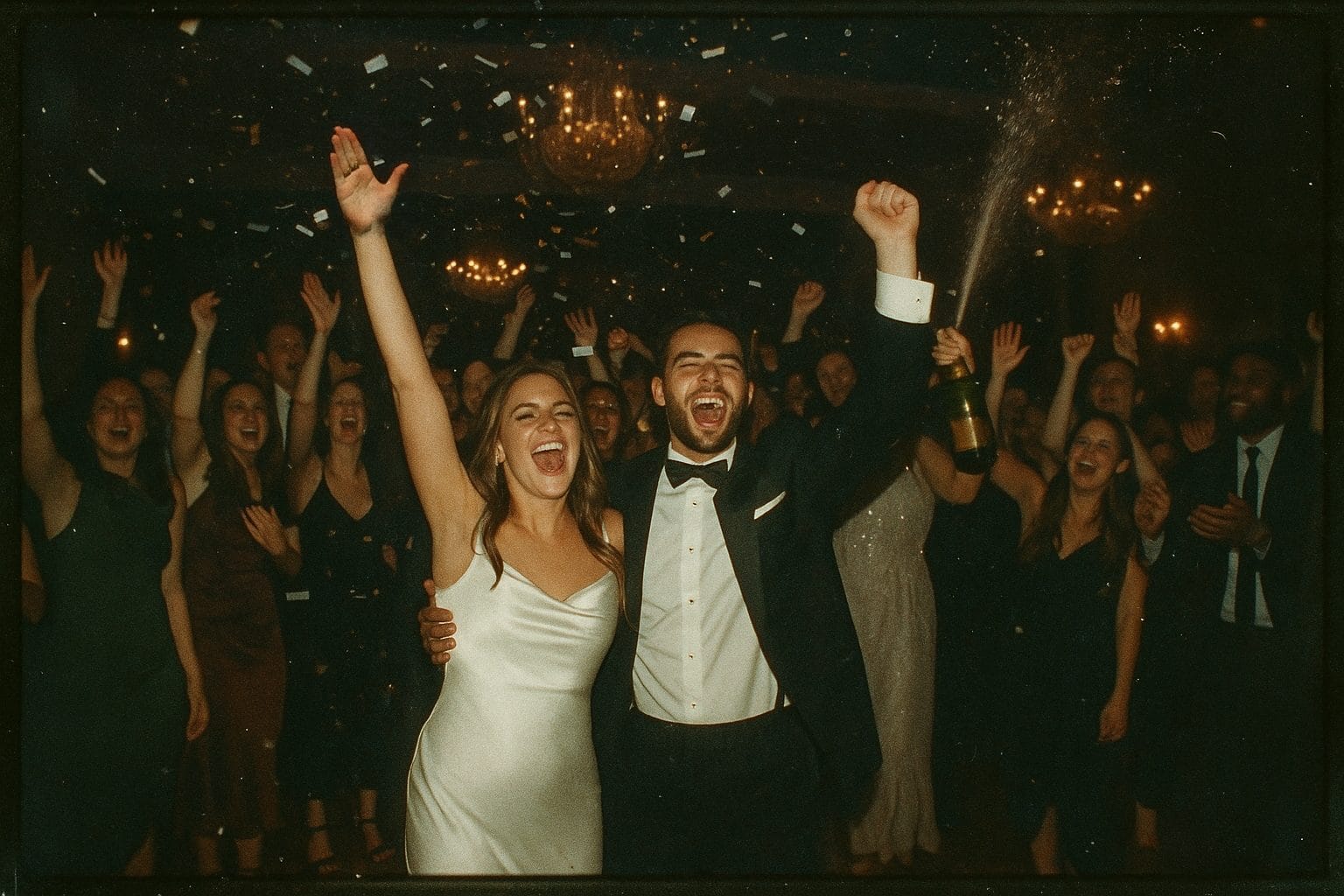 Home 8 Packed dance floor at a Blast Productions wedding reception